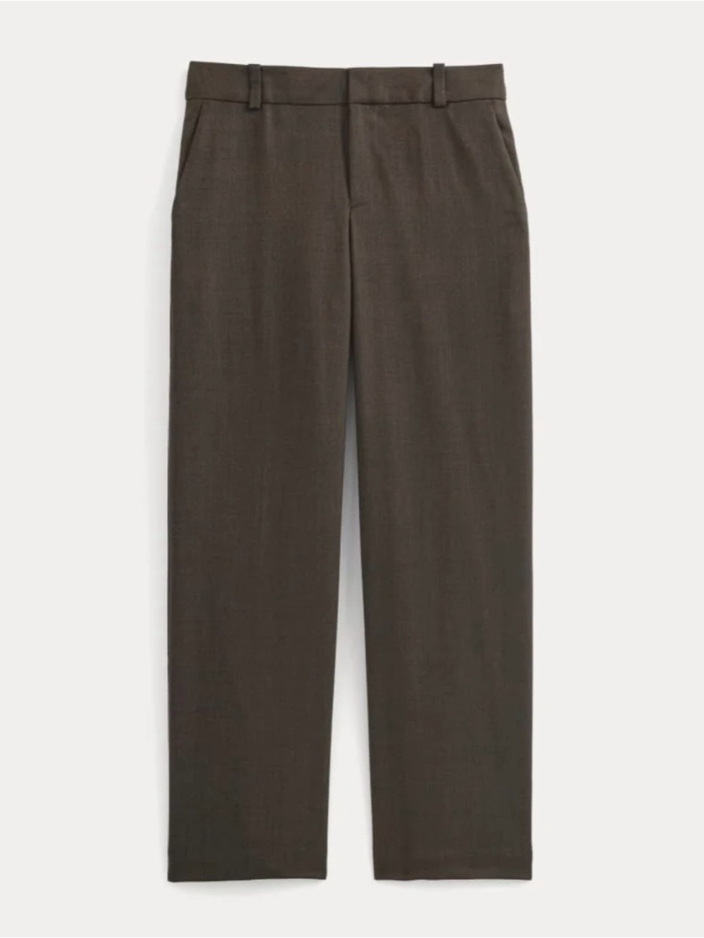 NWT Everlane straight leg trousers Size 6 in a dark brown color